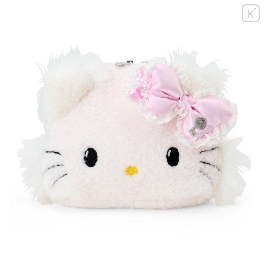 Japan Sanrio Original Face-shaped Pouch with Snack - Charmmy Kitty - 1