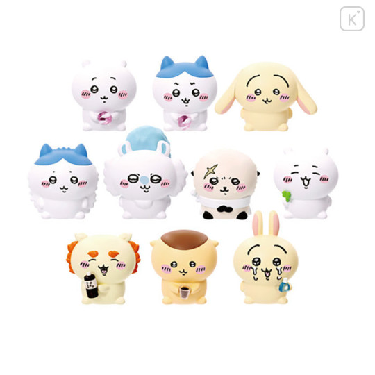 Japan Chiikawa Soft Vinyl Puppet Mascot Set - B - 1