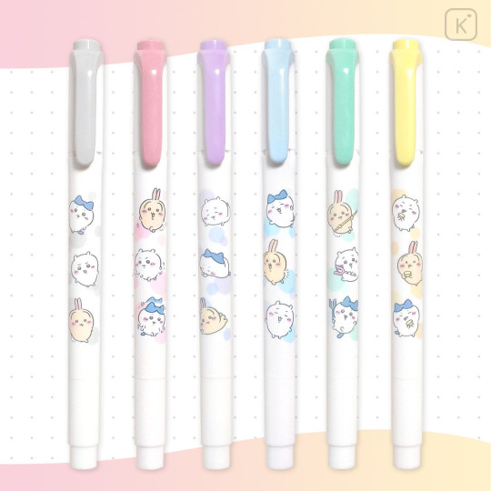 Japan Chiikawa Mildliner Double-sided Highlighter Set - Chiikawa & Hachiware & Usagi - 2