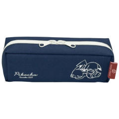 Japan Pokemon Pacotray Pen Pouch - Pikachu : Navy & White