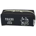 Japan Pokemon Pacotray Pen Pouch - Pikachu : Black & Grey B - 1