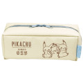 Japan Pokemon Pacotray Pen Pouch - Pikachu : Ivory Light Blue - 1
