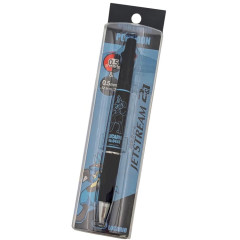 Japan Pokemon Jetstream 2&1 Multi Ballpoint Pen + Mechanical Pencil - Lucario : Metallic Blue Black
