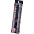 Japan Pokemon Jetstream 2&1 Multi Ballpoint Pen + Mechanical Pencil - Gengar : Metallic Purple Black - 1