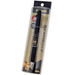 Japan Pokemon Jetstream 2&1 Multi Ballpoint Pen + Mechanical Pencil - Eevee : Metallic Brown Black
