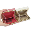 Japan Sanrio Mini Wallet - Marron Cream : Rose - 6
