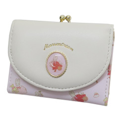 Japan Sanrio Mini Wallet - Marron Cream : Pink
