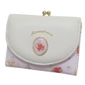 Japan Sanrio Mini Wallet - Marron Cream : Pink - 1