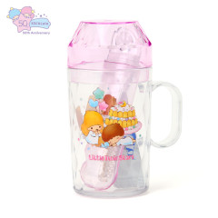 Japan Sanrio Toothbrush Set - Little Twin Stars : 50th Anniversary Aurora Retro