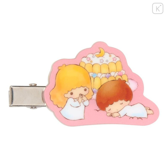 Japan Sanrio Acrylic Hair Clip Set - Little Twin Stars : 50th Anniversary Aurora Retro - 5