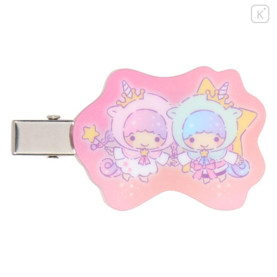 Japan Sanrio Acrylic Hair Clip Set - Little Twin Stars : 50th Anniversary Twilight Unicorn - 5