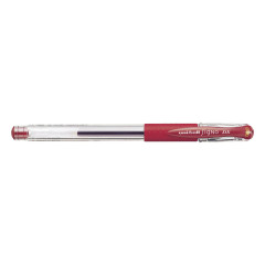 Japan Uni-ball Signo Gel Pen - 0.38mm Bordeaux Black
