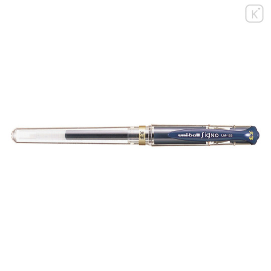 Japan Uni-ball Signo Bold Gel Pen - 1mm Blue Black - 1