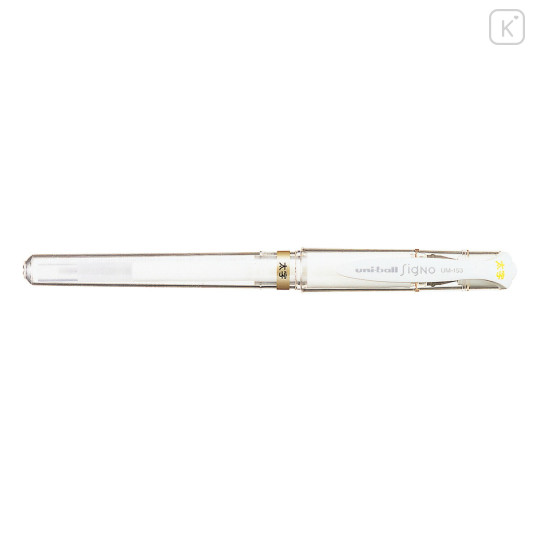 Japan Uni-ball Signo Bold Gel Pen - 1mm White - 1