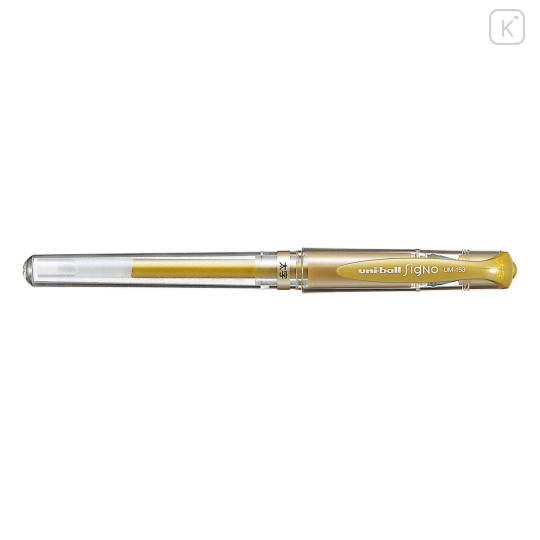Japan Uni-ball Signo Bold Gel Pen - 1mm Gold - 1
