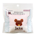 Japan The Bear's School Pincushion - White Pink Stripe - 2