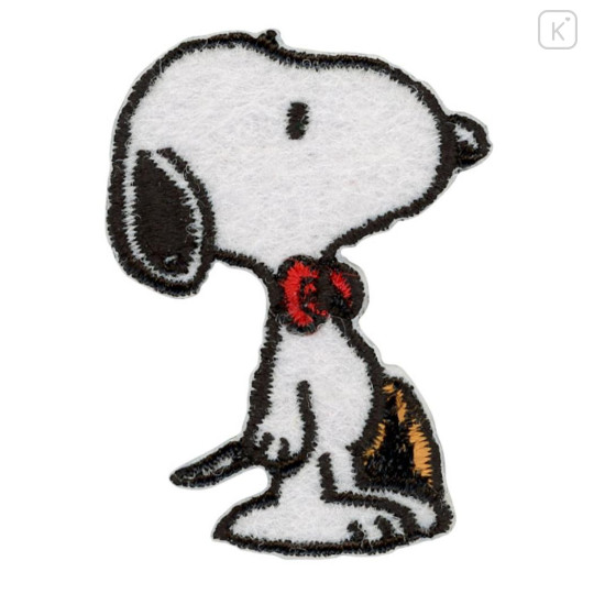 Japan Peanuts Versatile Iron-On and Sticker Patch - Snoopy : Bowtie - 2