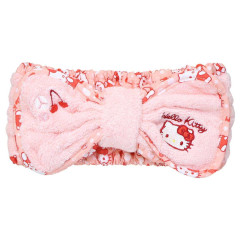 Japan Sanrio Spa Headband with Ribbon - Hello Kitty : Cherry Pink