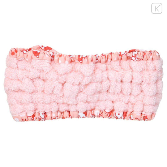 Japan Sanrio Hair Band with Ribbon - Hello Kitty : Cherry Pink - 2