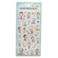 Japan Peanuts Soft Cloth Sticker - Snoopy : Fluffy Sketch Children - 1