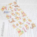 Japan Disney Soft Cloth Sticker - Winnie the Pooh : Fluffy Sketch - 2