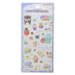 Japan Sanrio Soft Cloth Sticker - Fluffy Sketch Characters Boys