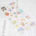Japan Sanrio Soft Cloth Sticker - Fluffy Sketch Characters Boys - 2