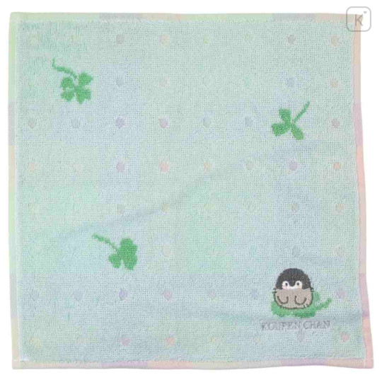 Japan Koupen Chan Mini Towel Jacquard Handkerchief - Mint Green - 1