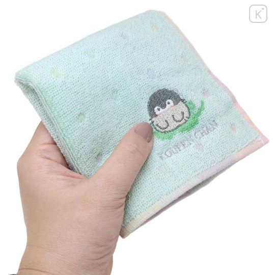 Japan Koupen Chan Mini Towel Jacquard Handkerchief - Mint Green - 3