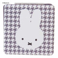 Japan Miffy 2-sided Compact Mirror - Miffy : Chidori & Monotone Houndstooth - 1
