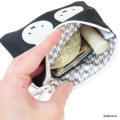 Japan Miffy Flat Mini Pouch - Miffy : Chidori & Monotone Houndstooth Black - 3