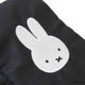 Japan Miffy Vertical Cosmetic Pouch - Miffy : Chidori & Monotone Houndstooth Black - 5