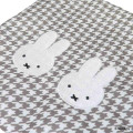 Japan Miffy Drawstring Bag - Miffy : Chidori & Monotone Houndstooth - 3