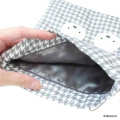 Japan Miffy Drawstring Bag - Miffy : Chidori & Monotone Houndstooth - 4