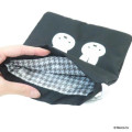 Japan Miffy Drawstring Bag - Miffy : Chidori & Monotone Houndstooth Black - 4