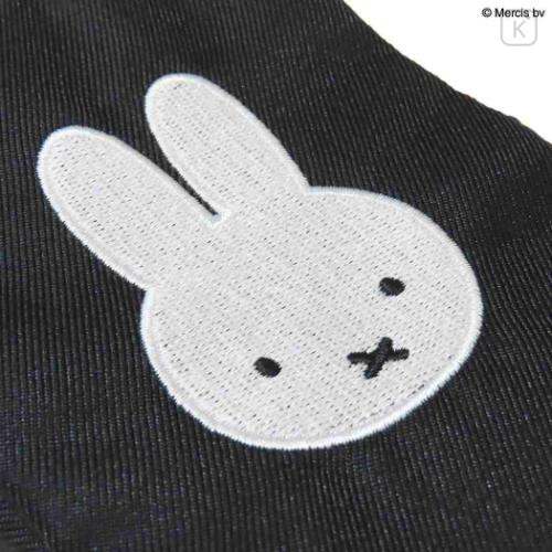 Japan Miffy Pass Case Card Holder & Coin Case - Miffy : Chidori & Monotone Houndstooth Black - 4