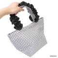 Japan Miffy Mini Tote Bag - Miffy : Chidori & Monotone Houndstooth Frill - 2
