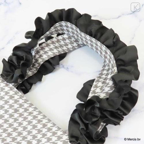 Japan Miffy Mini Tote Bag - Miffy : Chidori & Monotone Houndstooth Frill - 5