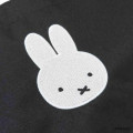 Japan Miffy Mini Tote Bag - Miffy : Chidori & Monotone Houndstooth Black Frill - 4