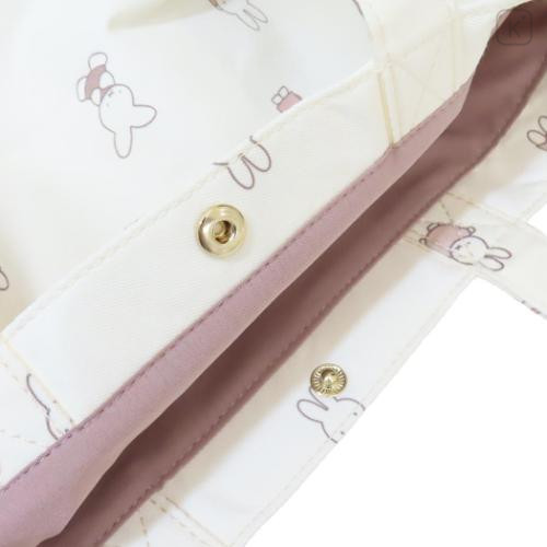 Japan Miffy Mini Tote Bag - Miffy : 70th Anniversary Ivory - 4