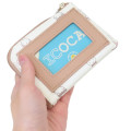 Japan Miffy Pass Case Card Holder & Coin Case & Reel - Miffy : 70th Anniversary Ivory - 2