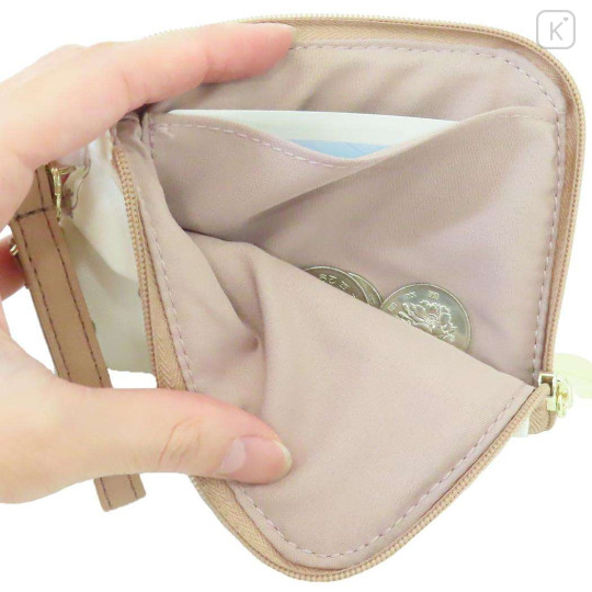 Japan Miffy Pass Case Card Holder & Coin Case & Reel - Miffy : 70th Anniversary Ivory - 3