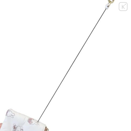 Japan Miffy Pass Case Card Holder & Coin Case & Reel - Miffy : 70th Anniversary Ivory - 4