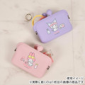Japan Sanrio Do-mo Silicone Mini Accessory Pouch - Kuromi : Bath Purple - 3
