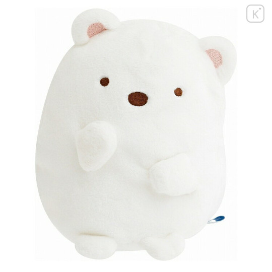 Japan San-X Mochi Mochi Squishy Plush - Sumikko Gurashi : Sumikko's Favorite Shirokuma - 1