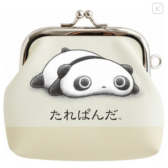 Japan San-X Mini Gamaguchi Clasp Pouch - Tarepanda : Beige - 1