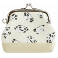 Japan San-X Mini Gamaguchi Clasp Pouch Coin Purse - Tarepanda : Beige - 2
