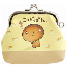 Japan San-X Mini Gamaguchi Clasp Pouch Coin Purse - Kogepan : Light Yellow