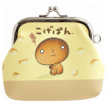 Japan San-X Mini Gamaguchi Clasp Pouch - Kogepan : Light Yellow - 1