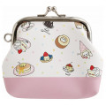 Japan San-X Mini Gamaguchi Clasp Pouch Coin Purse - Nyan Nyan Nyanko : Pink - 2